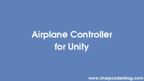 Airplane Controller for Unity - Thumbnail