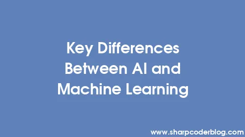 Key Differences Between AI and Machine Learning - Thumbnail
