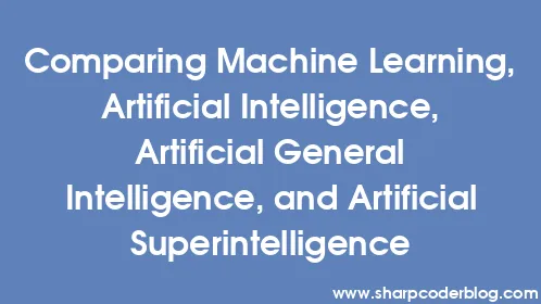 Comparing Machine Learning, Artificial Intelligence, Artificial General Intelligence, and Artificial Superintelligence - Thumbnail