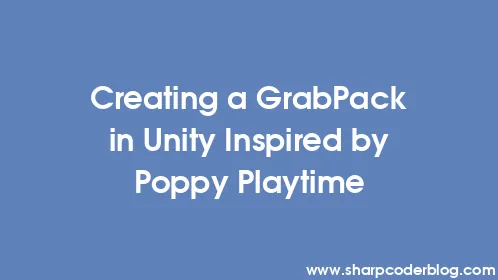 Creating a GrabPack in Unity Inspired by Poppy Playtime - Thumbnail