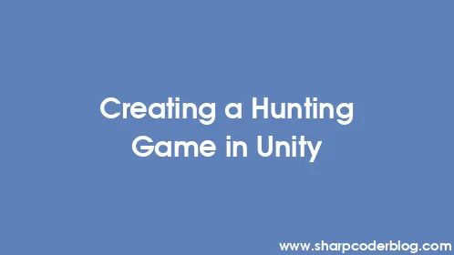 Creating a Hunting Game in Unity - Thumbnail