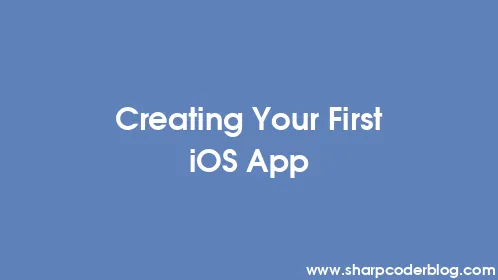 Creating Your First iOS App - Thumbnail