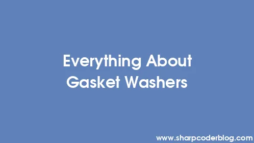 Everything About Gasket Washers - Thumbnail