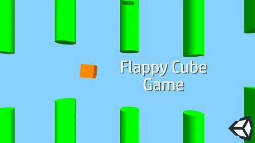 Mini Game in Unity | Flappy Cube - Thumbnail