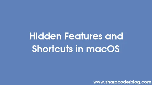 Hidden Features and Shortcuts in macOS - Thumbnail