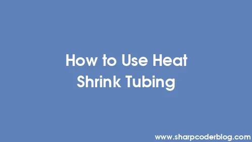 How to Use Heat Shrink Tubing - Thumbnail