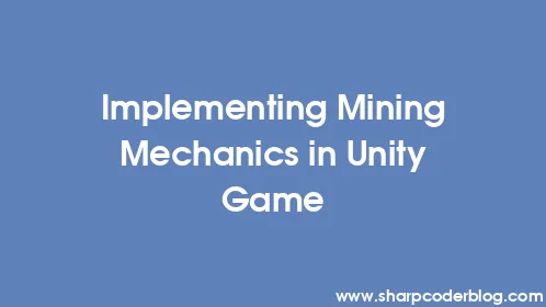 Implementing Mining Mechanics in Unity Game - Thumbnail