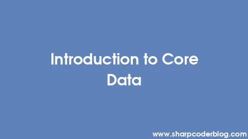Introduction to Core Data - Thumbnail