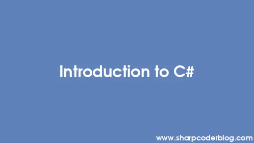 Introduction to C# - Thumbnail