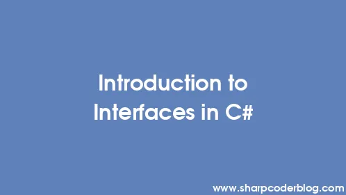 Introduction to Interfaces in C# - Thumbnail
