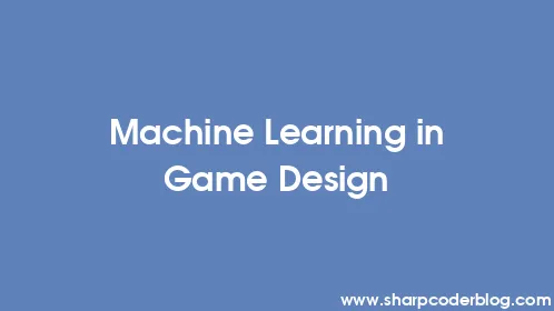 Machine Learning in Game Design - Thumbnail