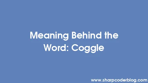 Meaning Behind the Word: Coggle - Thumbnail