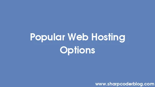 Popular Web Hosting Options - Thumbnail