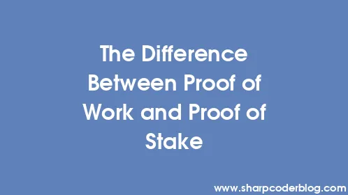 The Difference Between Proof of Work and Proof of Stake - Thumbnail