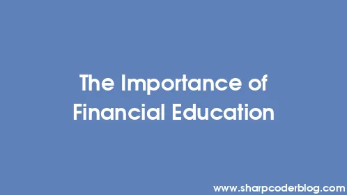 The Importance of Financial Education - Thumbnail