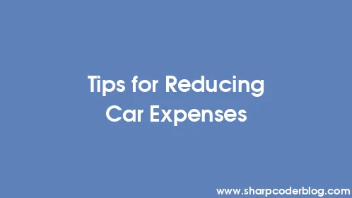 Tips for Reducing Car Expenses - Thumbnail