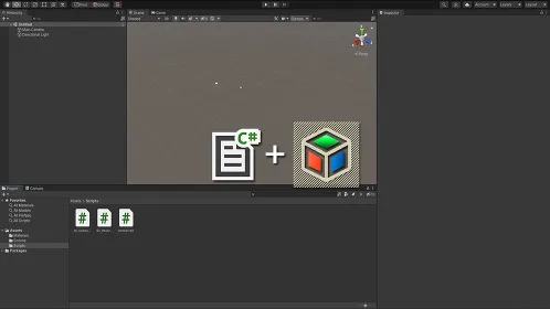 Unity How to Attach a Script or a Component to a GameObject - Thumbnail