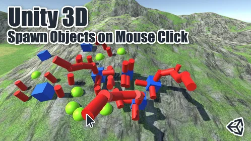 Unity How to Spawn Objects on Mouse Click - Thumbnail