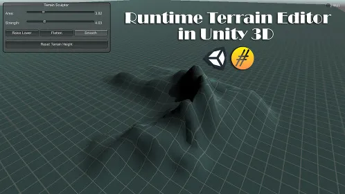 In-game Terrain Heightmap Editor for Unity - Thumbnail