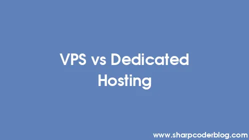 VPS vs Dedicated Hosting - Thumbnail