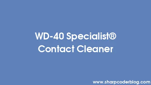 WD-40 Specialist® Contact Cleaner - Thumbnail